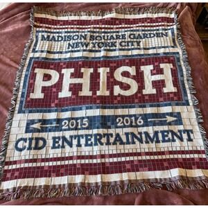 PHISH 2015-2016 NYE Madison Square Garden CID Blanket Collectibles